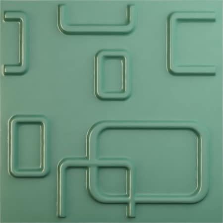 Ekena Millwork 11 7/8in. W x 11 7/8in. H Oslo EnduraWall Decorative 3D Wall Panel, Total 11.76 Sq. Ft., 12PK WP12X12OSFSM-CASE-12